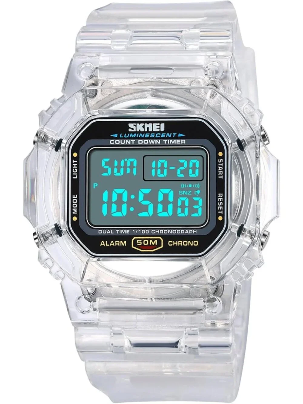 Men's Military Digital Sports Watch - 50M Water Resistant Unisex Timepiece